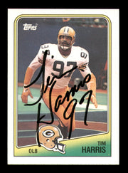 Tim Harris Autographed 1988 Topps Card #323 Green Bay Packers SKU #241700