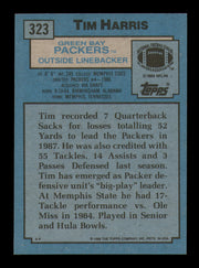 Tim Harris Autographed 1988 Topps Card #323 Green Bay Packers SKU #241702