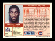 Mike Cofer Autographed 1989 Pro Set Card #119 Detroit Lions SKU #241727