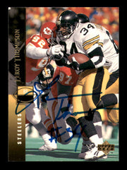 Leroy Thompson Autographed 1994 Upper Deck Card #233 Pittsburgh Steelers SKU #241737