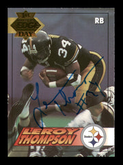 Leroy Thompson Autographed 1994 Collectors Edge Card #167 Pittsburgh Steelers SKU #241740