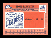Floyd Bannister Autographed 1986 Topps Mini Card #9 Chicago White Sox SKU #241788