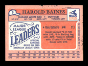 Harold Baines Autographed 1986 Topps Mini Card #8 Chicago White Sox SKU #241800