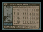 Fergie Jenkins Autographed 1980 Topps Card #390 Texas Rangers SKU #241821