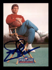 Joe Theismann Autographed 1991 Pro Line Card #56 Washington Redskins SKU #241873