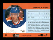 Jari Kurri Autographed 1990-91 Pro Set Card #87 Edmonton Oilers SKU #241879