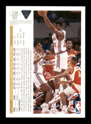 Loy Vaught Autographed 1991-92 Upper Deck Card #138 Los Angeles Clippers SKU #241899