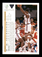 Loy Vaught Autographed 1991-92 Upper Deck Card #138 Los Angeles Clippers SKU #241900