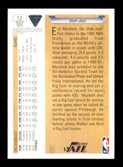 Eric Murdock Autographed 1991-92 Upper Deck Card #12 Utah Jazz SKU #241906