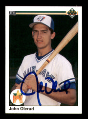 John Olerud Autographed 1990 Upper Deck Rookie Card #56 Toronto Blue Jays SKU #241977
