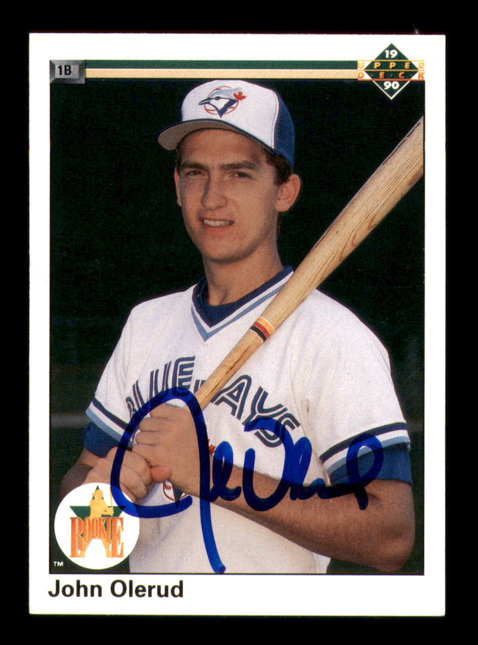 John Olerud Autographed 1990 Upper Deck Rookie Card #56 Toronto Blue Jays SKU #241977