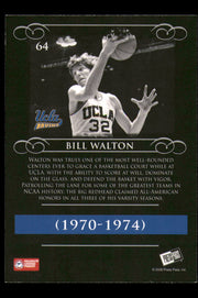 Bill Walton Autographed 2008 Press Pass Card #64 UCLA SKU #242015