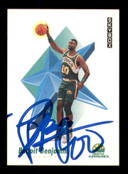 Benoit Benjamin Autographed 1991-92 Skybox Card #266 Seattle Supersonics SKU #242061