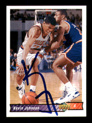 Kevin Johnson Autographed 1992-93 Upper Deck Card #119 Phoenix Suns SKU #242068