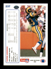 Flipper Anderson Autographed 1991 Upper Deck Card #237 Los Angeles Rams SKU #242132
