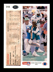 Mark Duper Autographed 1992 Upper Deck Card #318 Miami Dolphins SKU #242161