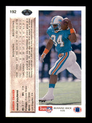 Aaron Craver Autographed 1992 Upper Deck Card #192 Miami Dolphins SKU #242165