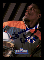 Ferrell Edmunds Autographed 1991 Pro Line Card #43 Miami Dolphins SKU #242167