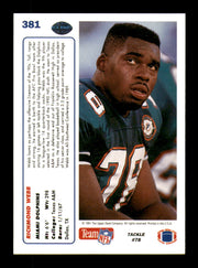Richmond Webb Autographed 1991 Upper Deck Card #381 Miami Dolphins SKU #242170