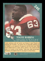 Tootie Robbins Autographed 1991 Fleer Card #346 Phoenix Cardinals SKU #242188