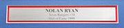 Texas Rangers Nolan Ryan Autographed Framed White Nike Cooperstown Authentic Collection Jersey Beckett BAS QR Stock #214098