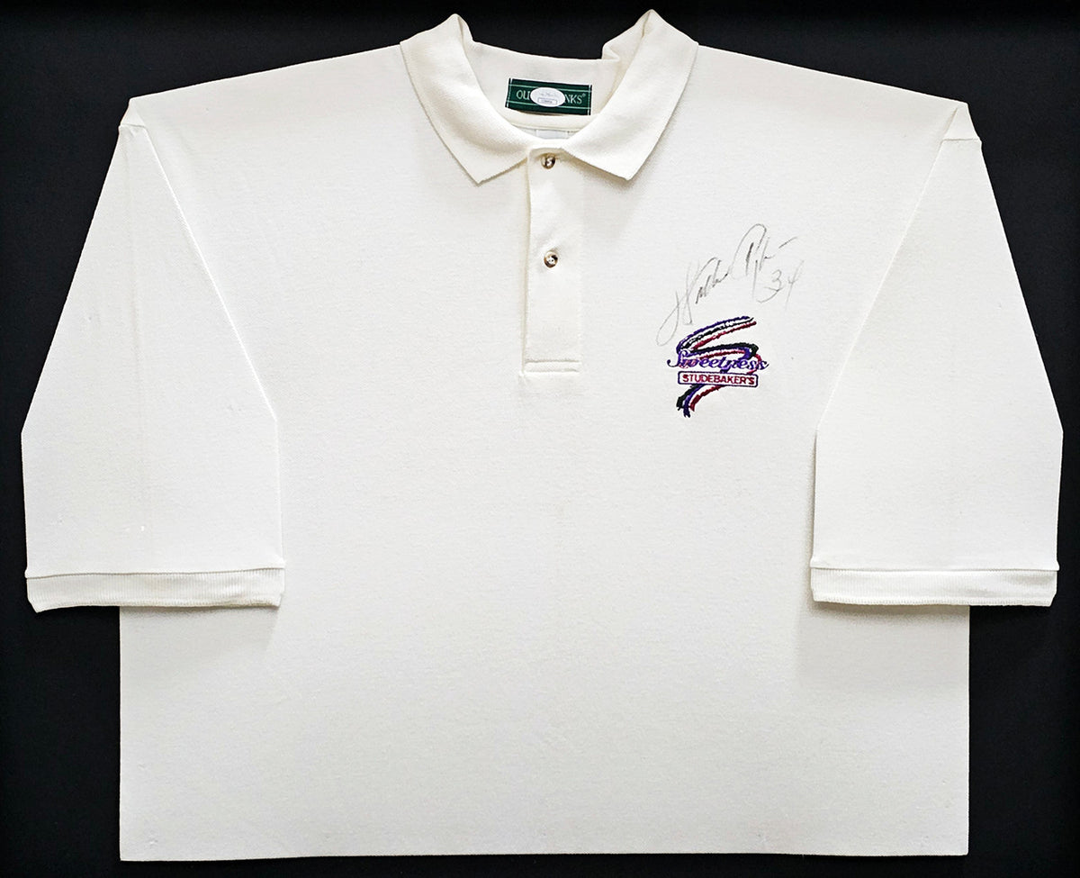 Walter Payton Autographed Framed Outer Banks Sweetness White Polo Chicago Bears JSA #C88894