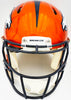 Russell Wilson Autographed Denver Broncos Flash Orange Full Size Authentic Speed Helmet Fanatics Holo Stock #227928