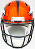 Russell Wilson Autographed Denver Broncos Flash Orange Full Size Replica Speed Helmet Fanatics Holo Stock #227938