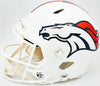 Russell Wilson Autographed Denver Broncos Flat Matte White Full Size Authentic Speed Helmet Fanatics Holo Stock #227935