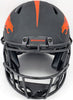 Russell Wilson Autographed Denver Broncos Eclipse Black Full Size Authentic Speed Helmet Fanatics Holo Stock #227932
