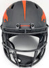 Russell Wilson Autographed Denver Broncos Eclipse Black Full Size Replica Speed Helmet Fanatics Holo Stock #227941