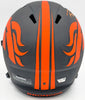Russell Wilson Autographed Denver Broncos Eclipse Black Full Size Replica Speed Helmet Fanatics Holo Stock #227941