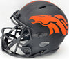 Russell Wilson Autographed Denver Broncos Eclipse Black Full Size Replica Speed Helmet Fanatics Holo Stock #227941