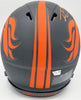 Russell Wilson Autographed Denver Broncos Eclipse Black Full Size Authentic Speed Helmet Fanatics Holo Stock #227931