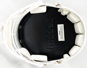 Russell Wilson Autographed Denver Broncos Flat Matte White Full Size Replica Speed Helmet Fanatics Holo Stock #227944