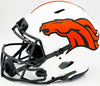 Russell Wilson Autographed Denver Broncos Lunar Eclipse White Full Size Authentic Speed Helmet Fanatics Holo Stock #227936