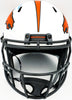 Russell Wilson Autographed Denver Broncos Lunar Eclipse White Full Size Replica Speed Helmet Fanatics Holo Stock #227940