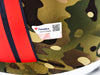 Russell Wilson Autographed Denver Broncos Camo Salute to Service Full Size Replica Speed Helmet Fanatics Holo Stock #227943