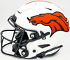 Russell Wilson Autographed Denver Broncos Lunar Eclipse White Full Size Authentic Hyper Speed Flex Helmet Fanatics Holo Stock #227933