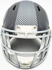 Unsigned Seattle Seahawks Slate Silver Speed Mini Helmet Stock #227959