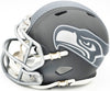 Unsigned Seattle Seahawks Slate Silver Speed Mini Helmet Stock #227959