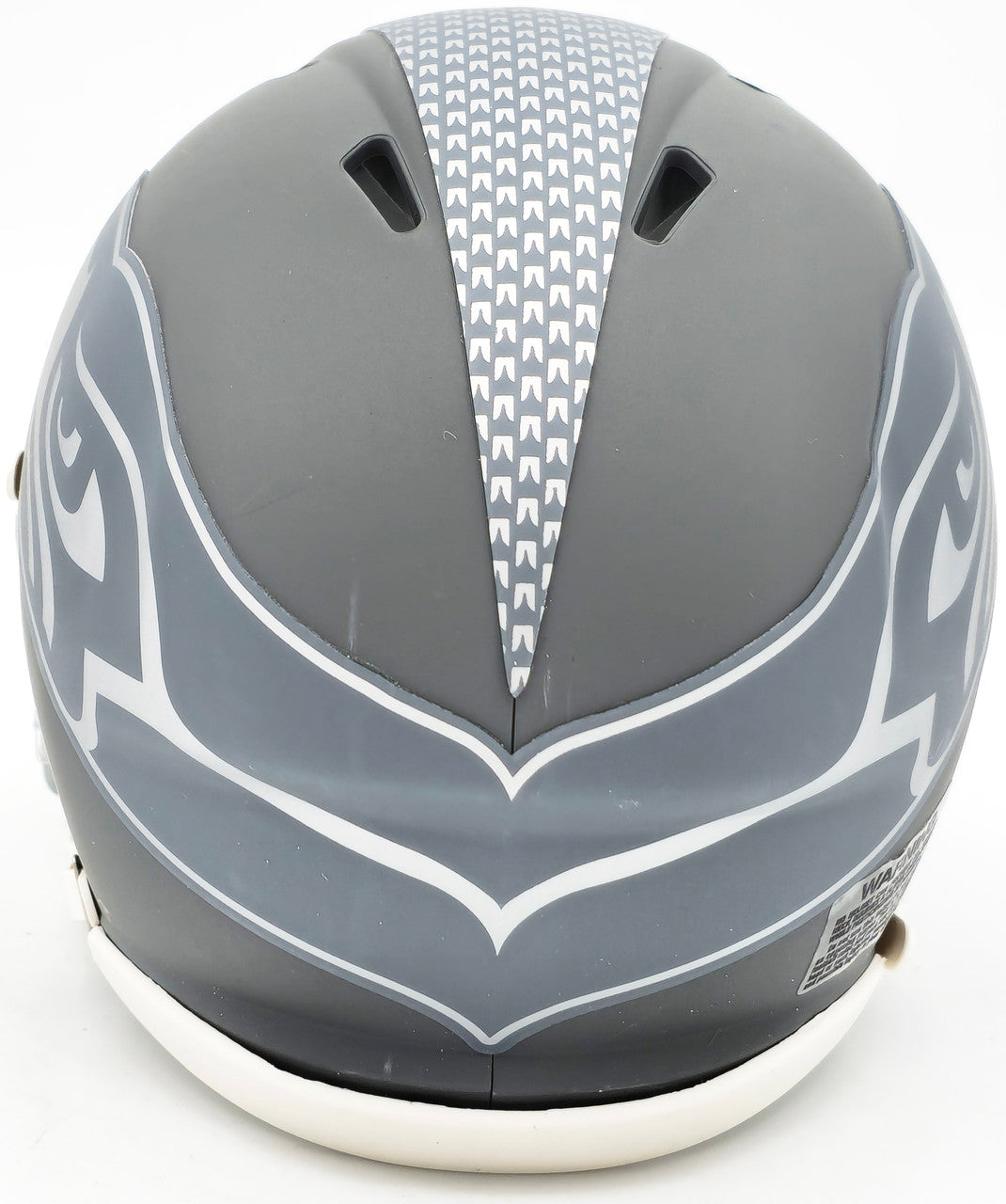 Unsigned Seattle Seahawks Slate Silver Speed Mini Helmet Stock #227959