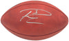 Russell Wilson Autographed Official NFL Leather Denver Broncos Logo Football Fanatics Holo Stock #227946