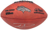 Russell Wilson Autographed Official NFL Leather Denver Broncos Logo Football Fanatics Holo Stock #227946