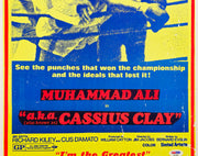 Muhammad Ali Autographed Framed 14x22 Poster (Creases) PSA/DNA #AA01862