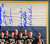 1966 Super Bowl I Champion Green Bay Packers Team Autographed Framed 16x20 Photo With 20 Signatures Including Bart Starr JSA #YY02722