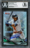 Julio Rodriguez Autographed 2022 Bowman's Best Refractor Rookie Card #23 Seattle Mariners Beckett BAS Stock #228012
