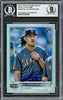 Julio Rodriguez Autographed 2022 Topps Chrome Update All Star Refractors Rookie Card #ACGC-26 Seattle Mariners Beckett BAS Stock #228021