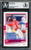Juan Soto Autographed 2020 Donruss Card #162 New York Mets Beckett BAS Stock #228030