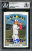 Juan Soto Autographed 2021 Topps Heritage Card #35 New York Mets Beckett BAS Stock #228040